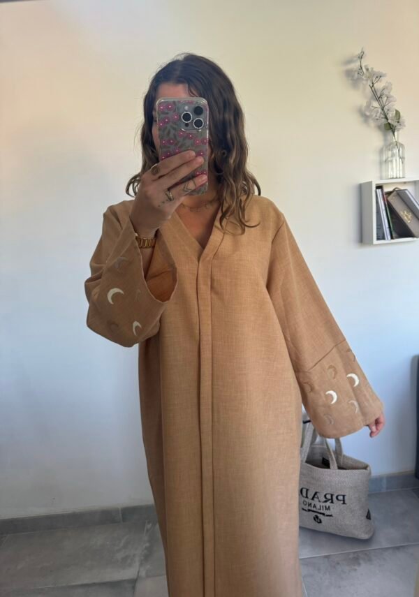 Abaya lune camel – Image 2
