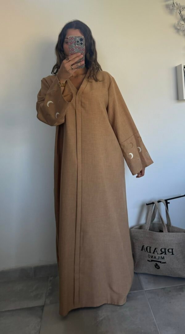 Abaya lune camel – Image 3