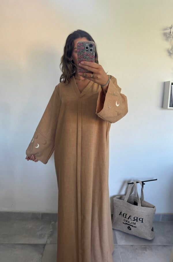 Abaya lune camel