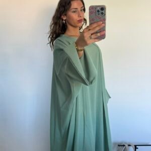 Ensemble effet lin pommes kimono & robe