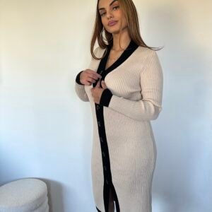 Robe sandra beige